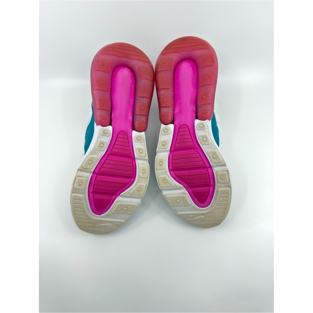 Nike Women's Air Max 270 SZ 6 Teal Purple Pink AH6789-108 - Picture 7 of 10